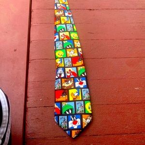 Looney  Tunes Stamp Collection Tie
